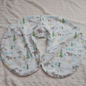Boppy Pillow Cover Happy Camper  Nature Outdoors Bedding Bears
